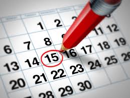 Important 2020 Dates